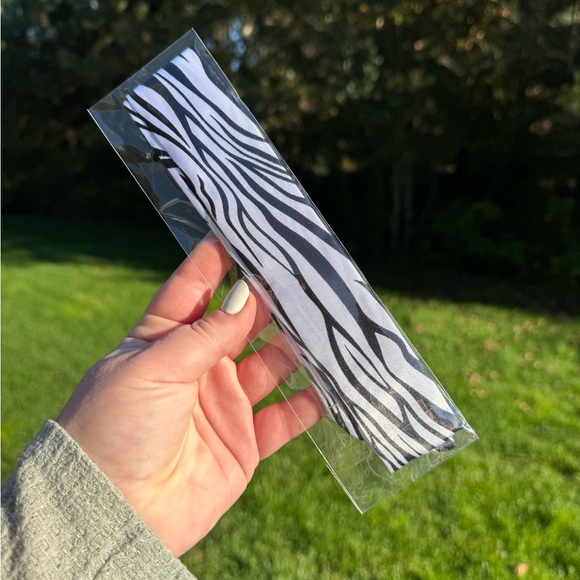 Stylish Zebra Print Headband/Scarf/Twilly - Picture 1 of 2